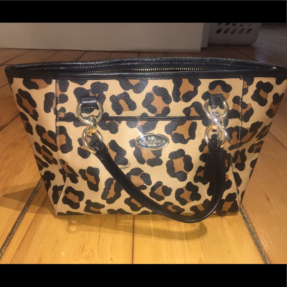 Leopard Coach Purse